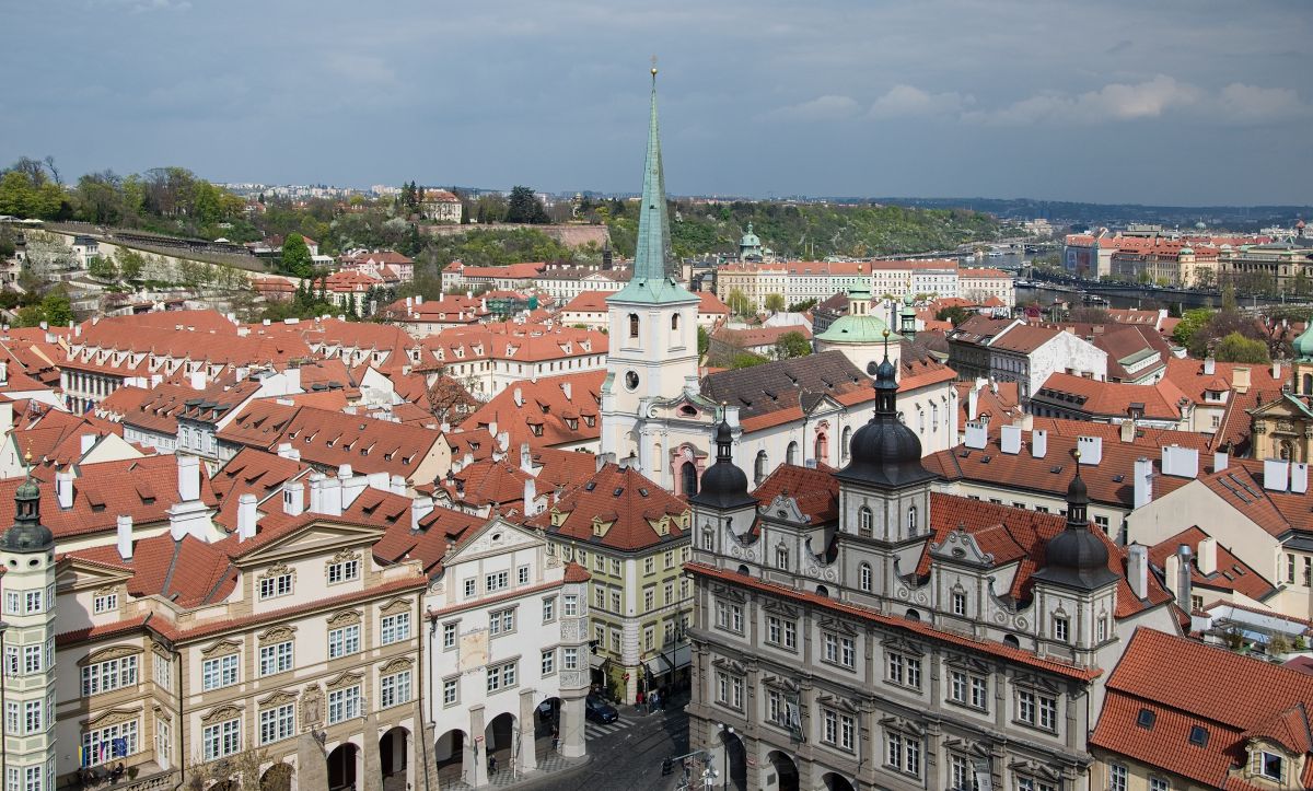 Pohled ze Svatomikulášské zvonice