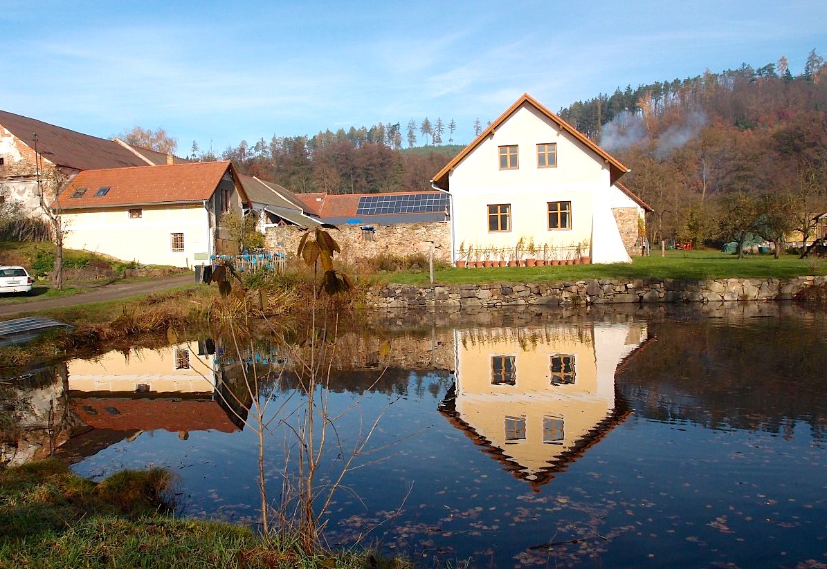 Vycházka z Týnce nad Sázavou do Nespek plná slunce, jinovatky a smíchu